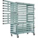 Materialwagen abschließbar (BxTxH) 120 x 60 x 175 cm