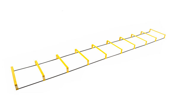 Koordinations- und Hürdenleiter, klappbar, 6 Sprossen, 2,08 Meter