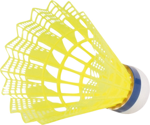 Victor Badmintonball Shuttle 1000 Silver (6St.) gelb, mittel (blau)
