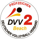 Beach-Volleyballpfosten DVV-Beach 2 / EN 1271, 80 x 80 mm, Flaschenzug-Spannsystem
