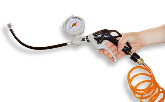 Ballfüllpistole Modell PL 4 mit Spiralschlauch und...