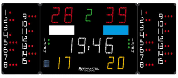 Stramatel Wasserball Anzeigetafel 452XPB-Serie aus 3...