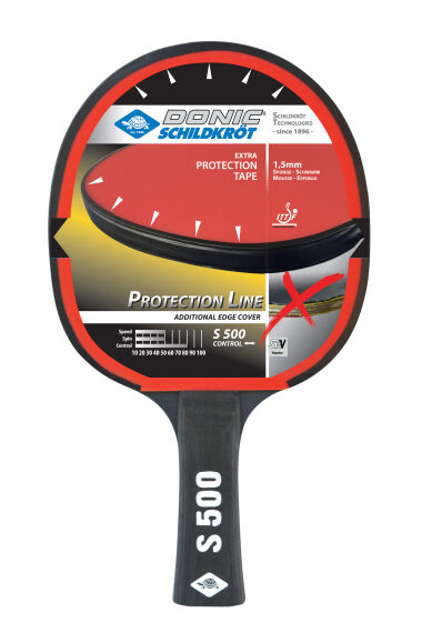 Donic Tischtennisschläger Protection S500, ITTF Belag