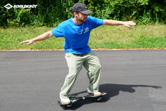Schildkröt Waveboard Good Vibes - Graffiti