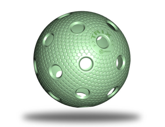 TRIX Floorball-Wettspielball IFF, LongLife, pistazienfarben