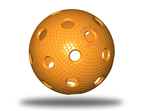 TRIX Floorball-Wettspielball IFF, LongLife, orange
