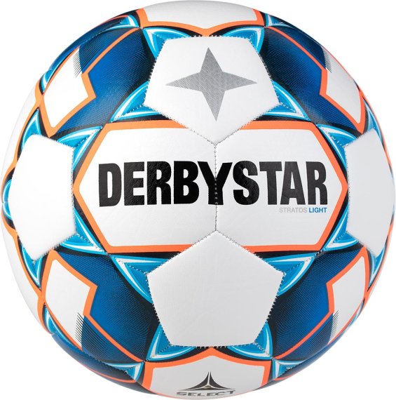 Derbystar Fußball (Jugendball) Stratos Light, weiss...