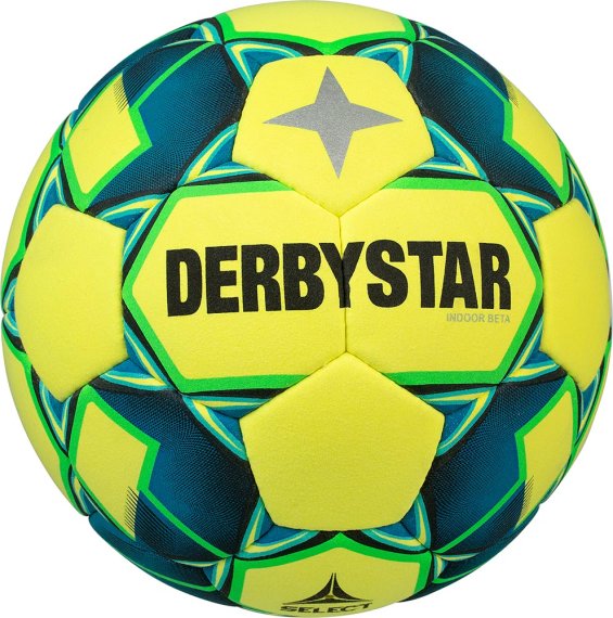 Derbystar Fußball (Hallenball) Indoor Beta, gelb...