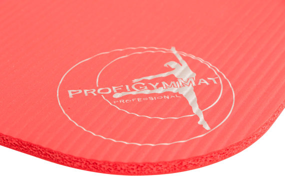 ProfiGymMat Professional 120 x 60 x 1 cm rot mit Ösen, Sonderposten