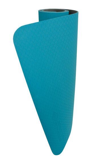 Yogamatte 183 x 61 x 0,4 cm BICOLOR - Petrol/Anthrazit
