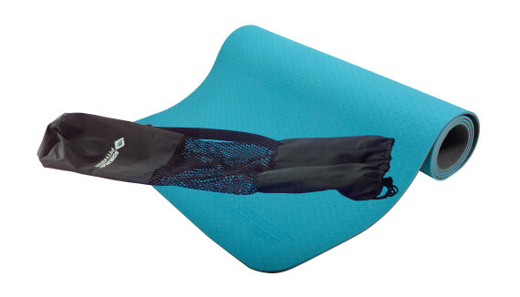 Yogamatte 183 x 61 x 0,4 cm BICOLOR - Petrol/Anthrazit
