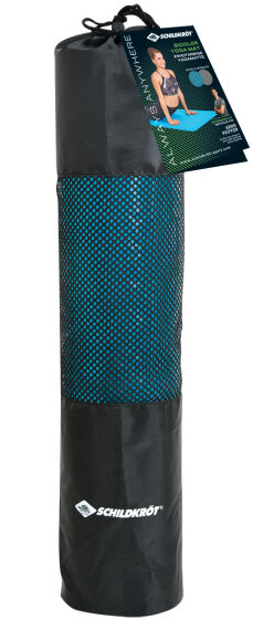 Yogamatte 183 x 61 x 0,4 cm BICOLOR - Petrol/Anthrazit