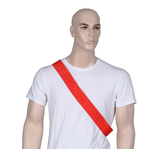 Mannschaftsband / Teamband, 140 cm, rot
