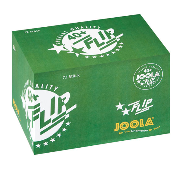 Joola Tischtennisbälle FLIP 40+, 72er Karton