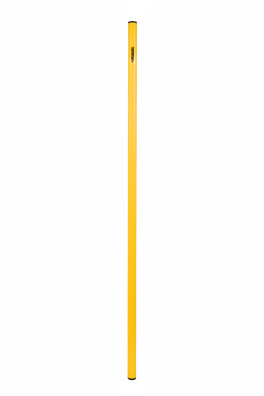 Kunststoffstange / Turnstab / Gymnastikstab aus splitterfreiem Kunststoff, 120 cm, gelb