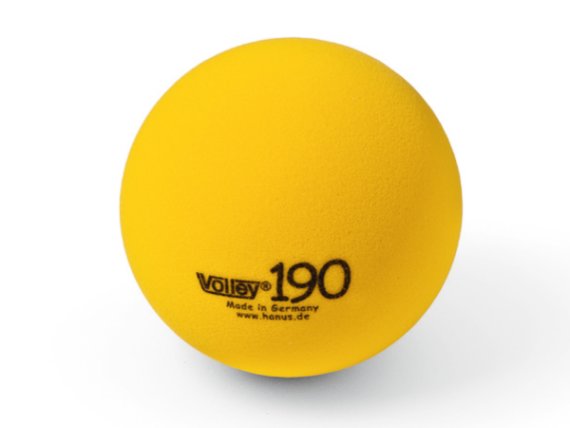 Volley® Schaumstoffball 190, 190 mm, 215 g, gelb