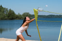 Schildkröt Badminton Set "Compact" (Netz, 2 Schläger und Bälle)