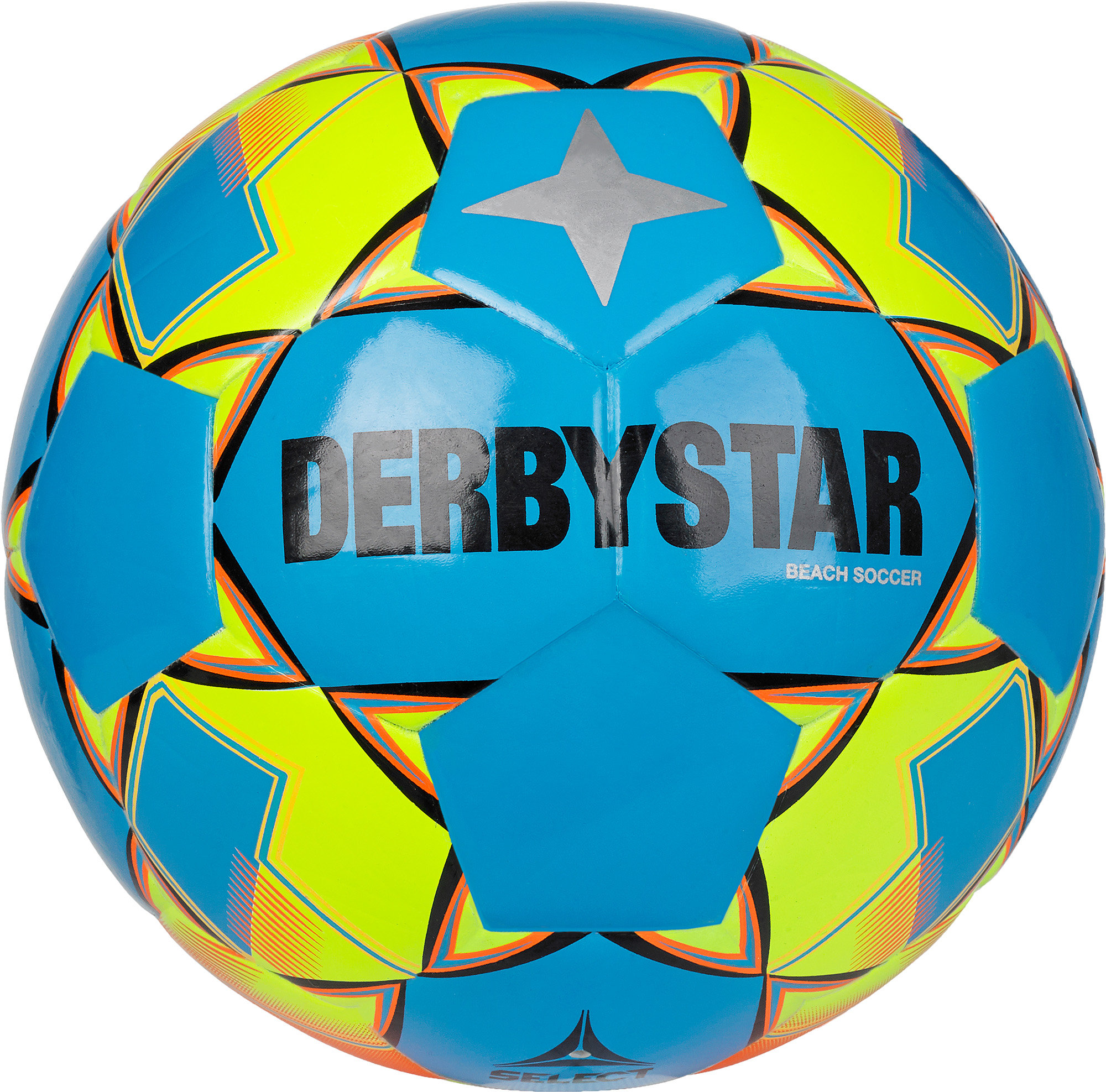 (Freizeitball) v22, blau Soccer gelb, 20,95 Derbystar Beach Größe 5, Fußball €