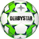 Derbystar Fußball (Trainingsball) Brillant TT v22, Größe 5, weiss grün grau