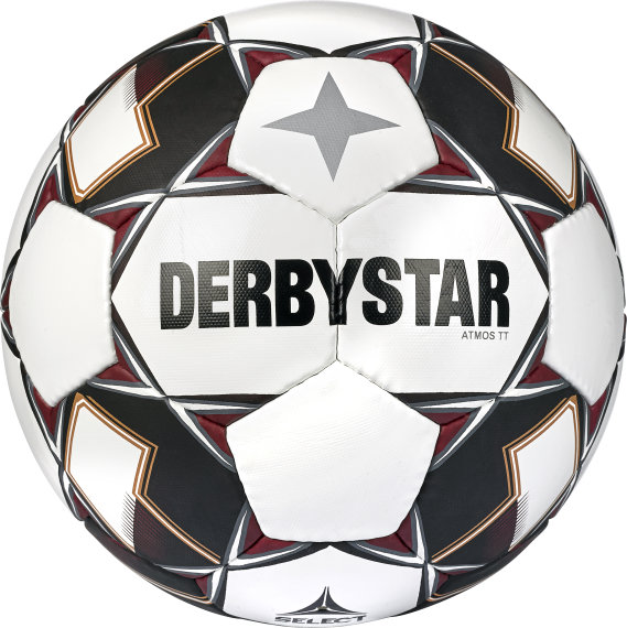 Derbystar Fußball (Trainingsball) Atmos TT v22, Größe 5, weiss schwarz rot