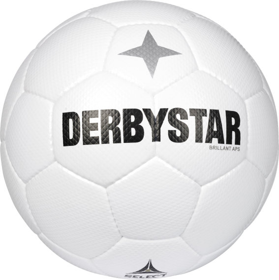 Derbystar Fußball (Spielball) Brillant APS Classic v22, Größe 5, weiss