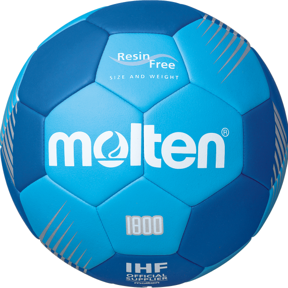 Molten Handball Trainingsball H3F1800-BB, hellblau/blau,...