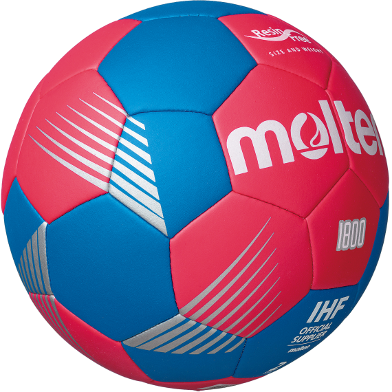 Molten Handball Trainingsball H2F1800-RB, rot/blau,...