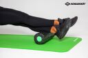Schildkröt Fitness Faszien Massage Rolle mit entnehmbarem Kern, schwarz-grün