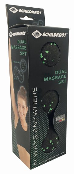 Schildkröt Fitness Dual Massageset (1 Duo-Ball, 1 Massageball)