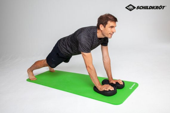 Schildkröt Fitness Balance Stepper, aufblasbar, inkl. schwarz, Handpu, 20,95 €