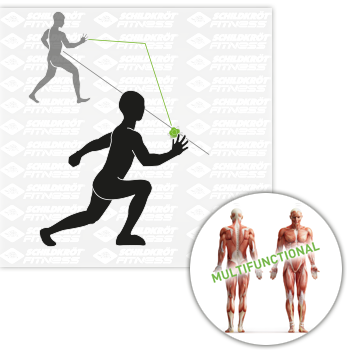 Schildkröt Fitness Reaction Ball, grün