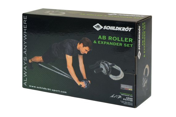 Schildkröt Fitness AB-Roller mit Expander Set