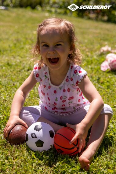 Schildkröt Funsport 3 in 1 Mini Balls Set, 1 Soccer-, 1 Basket-, 1 Football