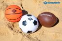 Schildkröt Funsport 3 in 1 Mini Balls Set, 1 Soccer-, 1 Basket-, 1 Football