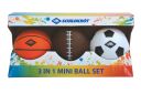 Schildkröt Funsport 3 in 1 Mini Balls Set, 1 Soccer-, 1 Basket-, 1 Football