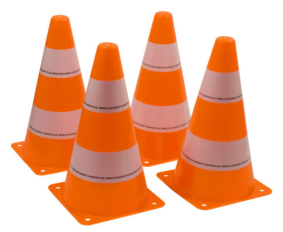 Schildkröt Funsport Pylonen (Set 4 Stück), orange-weiß