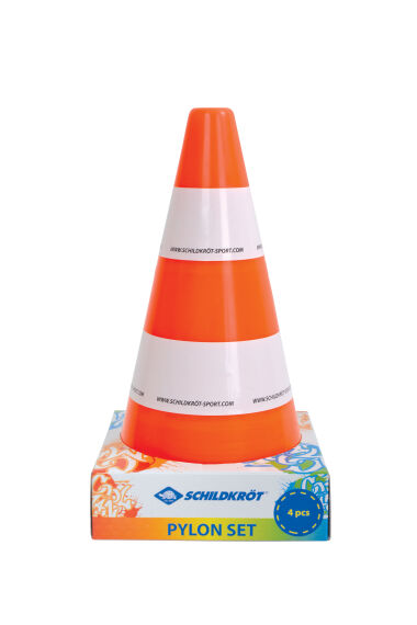 Schildkröt Funsport Pylonen (Set 4 Stück), orange-weiß