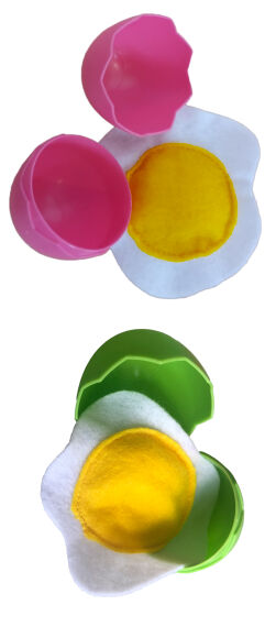 Schildkröt Funsport Egg & Spoon Race Set , im 4C Karton, (Set für 5 Spieler)