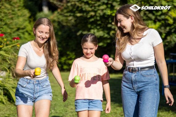 Schildkröt Funsport Egg & Spoon Race Set , im 4C Karton, (Set für 5 Spieler)