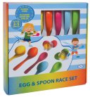Schildkröt Funsport Egg & Spoon Race Set , im 4C Karton, (Set für 5 Spieler)