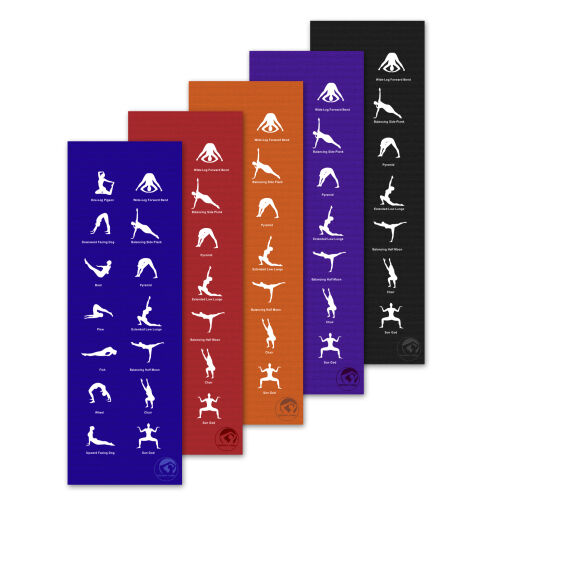 Trendy YogaMat Yogamatte inkl. Tragegurt, 180 x 60 x 0,5 cm