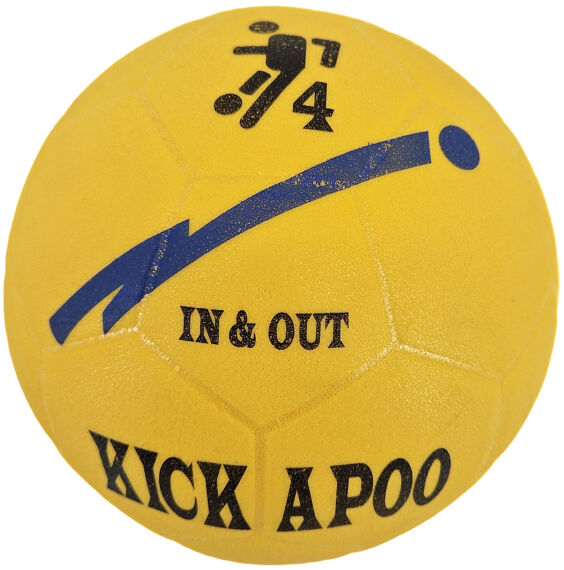 Fußball Supersoft Kickapoo, Gr. 4, 340 gr. gelb