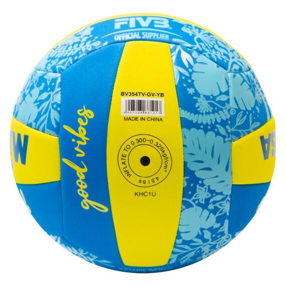 Mikasa® Beachvolleyball BV354TV-GV-YB Good Vibes ,...