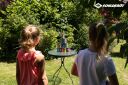 Schildkröt Dosenwurfspiel