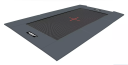 Eurotramp Bodentrampolin Adventure "Freestyle" Outdoor, Rahmen: 300x200cm, Rahmenpolster: 32mm, grau