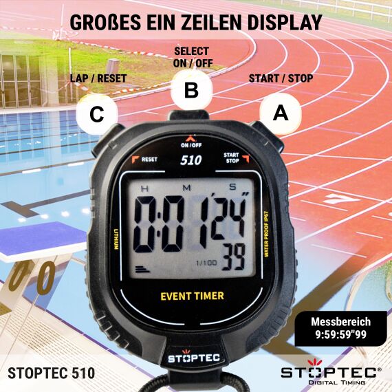 STOPTEC® Stoppuhr 510