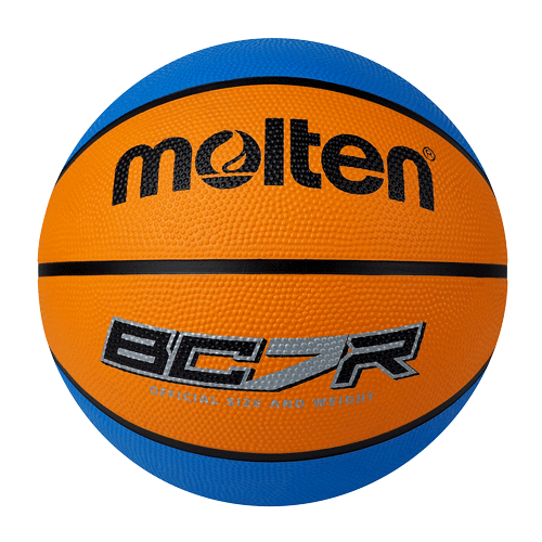 Molten Basketball BC7R2-OC-2, orange/blau,...
