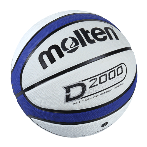 Molten Basketball B7D2005-WB, weiß/blau,...