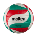Molten Volleyball V4M3000-L, weiß/grün/rot, Größe 4