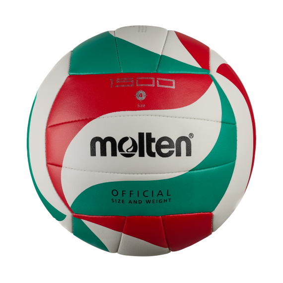 Molten Volleyball V4M1500, weiß/grün/rot,...
